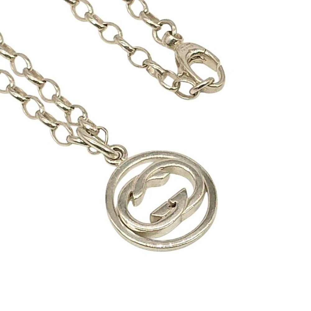 Gucci Necklace Double G Interlocking Pendant - image 2